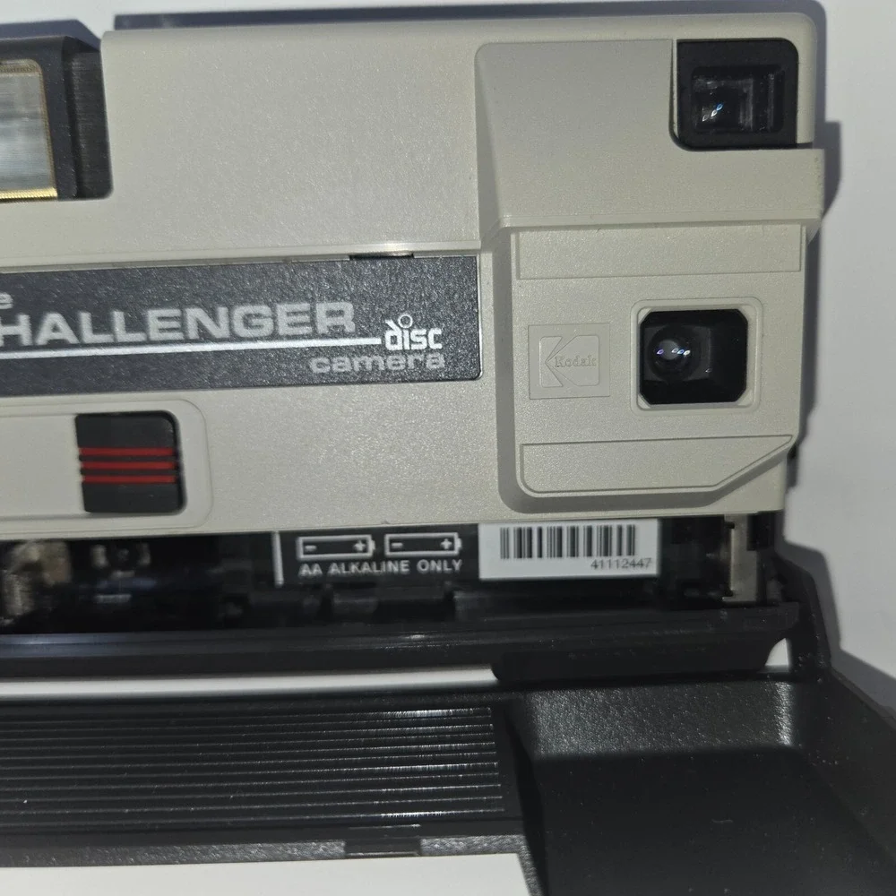 Kodak Tele-Challenger Disc Camera with Roll of Film (6 Pictures Used) Works